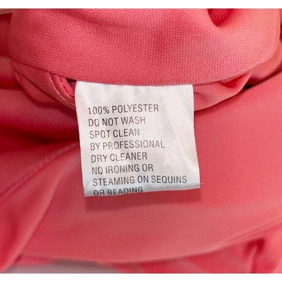 Ieena For Mac Duggal One Shoulder Dress Pink Size 2 - Picture 6 of 6